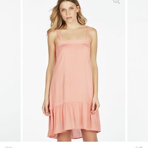 Peach pink dress